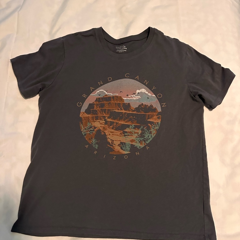 Gray Grand Canyon Graphic T-Shirt